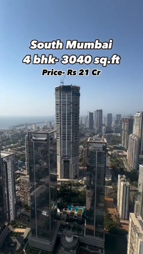 Experience this stunning 4BHK spanning 3040 sq.ft  Price: ₹21 Cr


